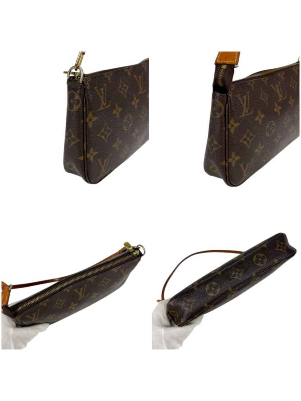 Louis Vuitton Accessoire Pochette Monogram Leather Accessory Pouch Mini Handbag - Picture 4 of 12